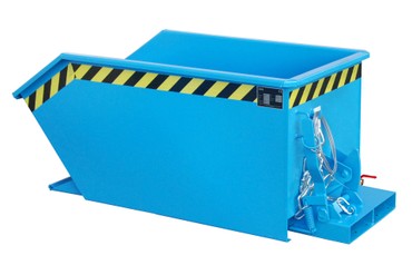  Spänebehälter SGU 30 lackiert RAL5012 Lichtblau Stapler Anbaugerät  