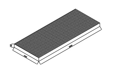 LaCont Sicherheitsbodenelement BS 25.10/123
Ü-Zeichen; verzinkt  