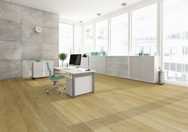  Anbautisch mit Stützfuß, inkl. Verkettungsmaterial, höhenverstellbar, 1600x500x680-860, Weiß/Silber  