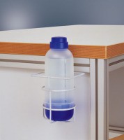  Stahldraht-Flaschen-, Getränketüten- und Dosenhalter für Einsatz an diversen Arbeitsplätzen.  