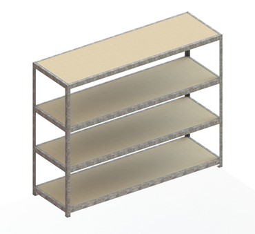  SPEED - RACK Regal 1970 x 2500 x 800 vzk kpl. mit 4 Fachebenen mit Spanplatten   