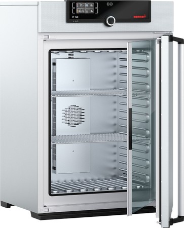  Brutschrank IF160, forcierte Umluft, SingleDISPLAY, 161 l, 20 °C - 80 °C mit 2 Gitterrosten  