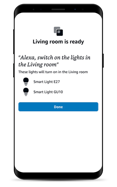 Amazon Echo - group is ready