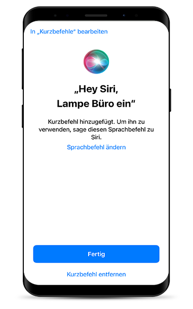 Apple Siri - Szene zu Siri hinzufügen