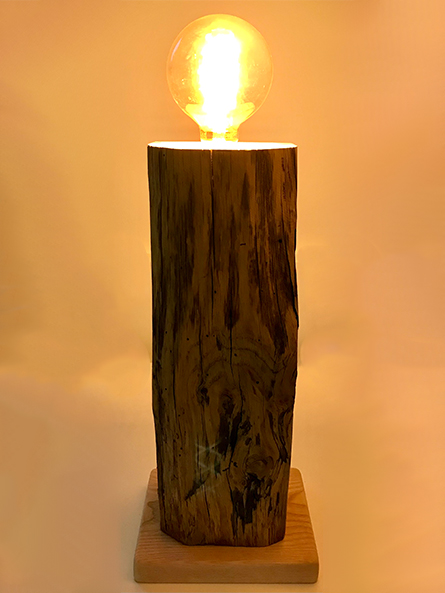 DIY Beleuchtung mit Holz und LED Filament Lampe