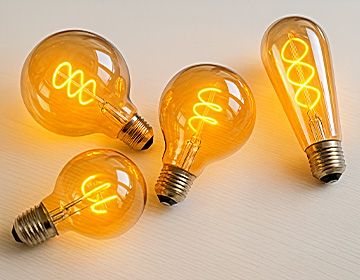 LED Vintage Retro Leuchtmittel mit Filament