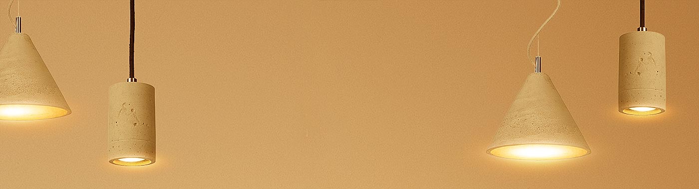 Hängeleuchten und Pendellampen aus Beton