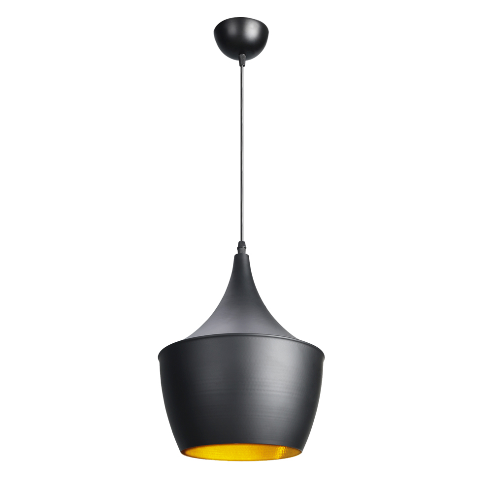Farbe:Schwarz CCLIFE 2er Industrielle Pendelleuchte H/ängeleuchte Metall Schwarz//Wei/ß