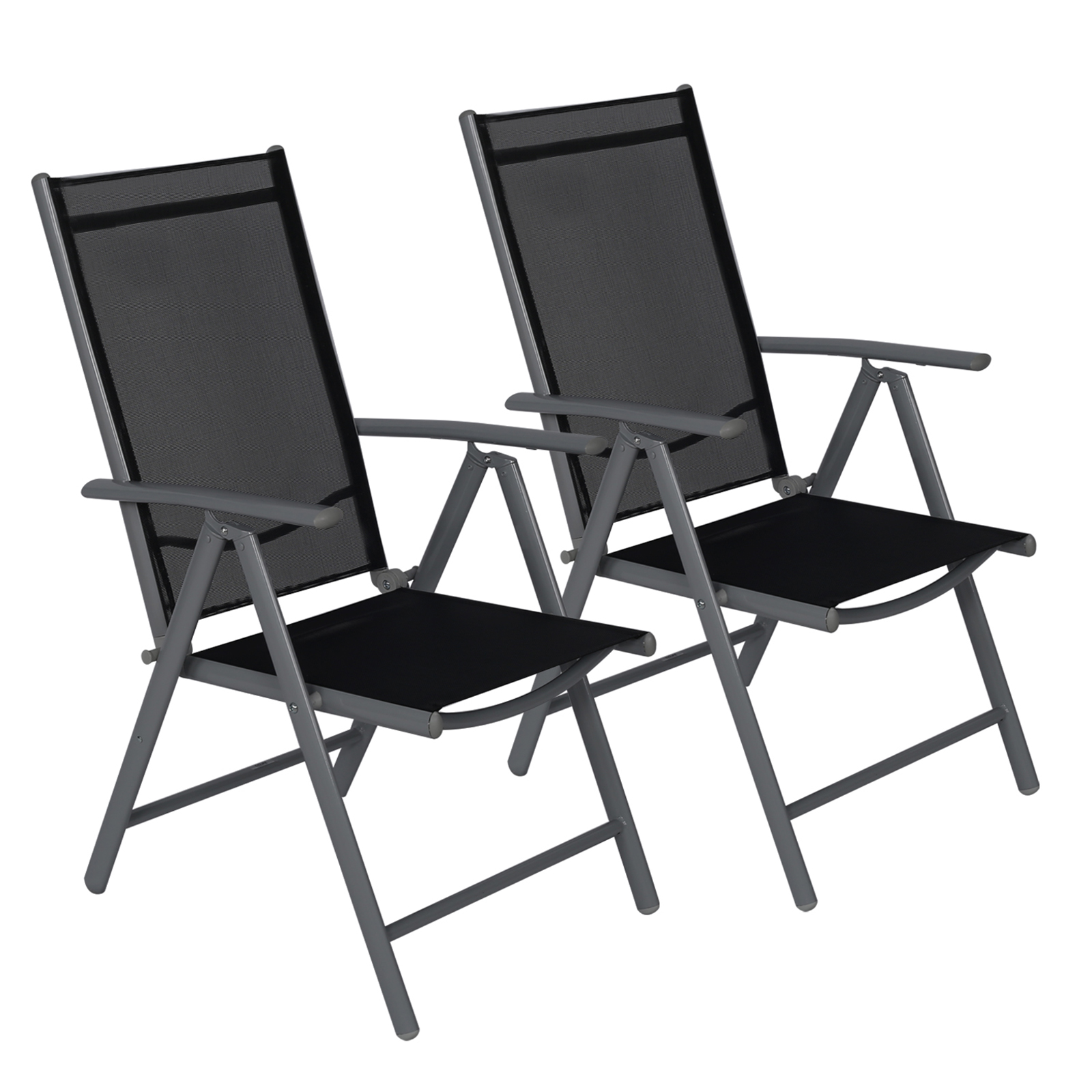 2er 4er Set Alu Klappstuhl Gartenstuhl Aluminium Camping verstellbar