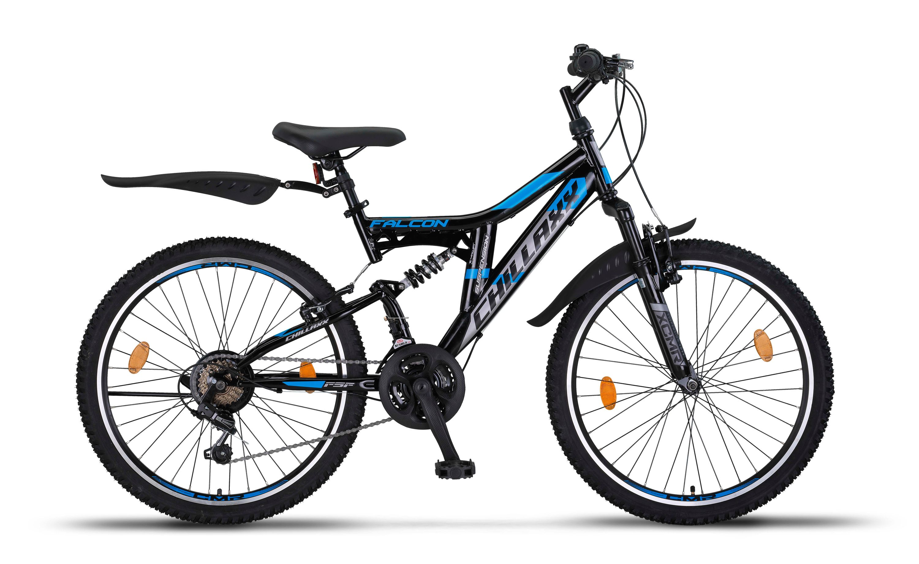 Schwarz-Blau V-Bremse / 24 Zoll