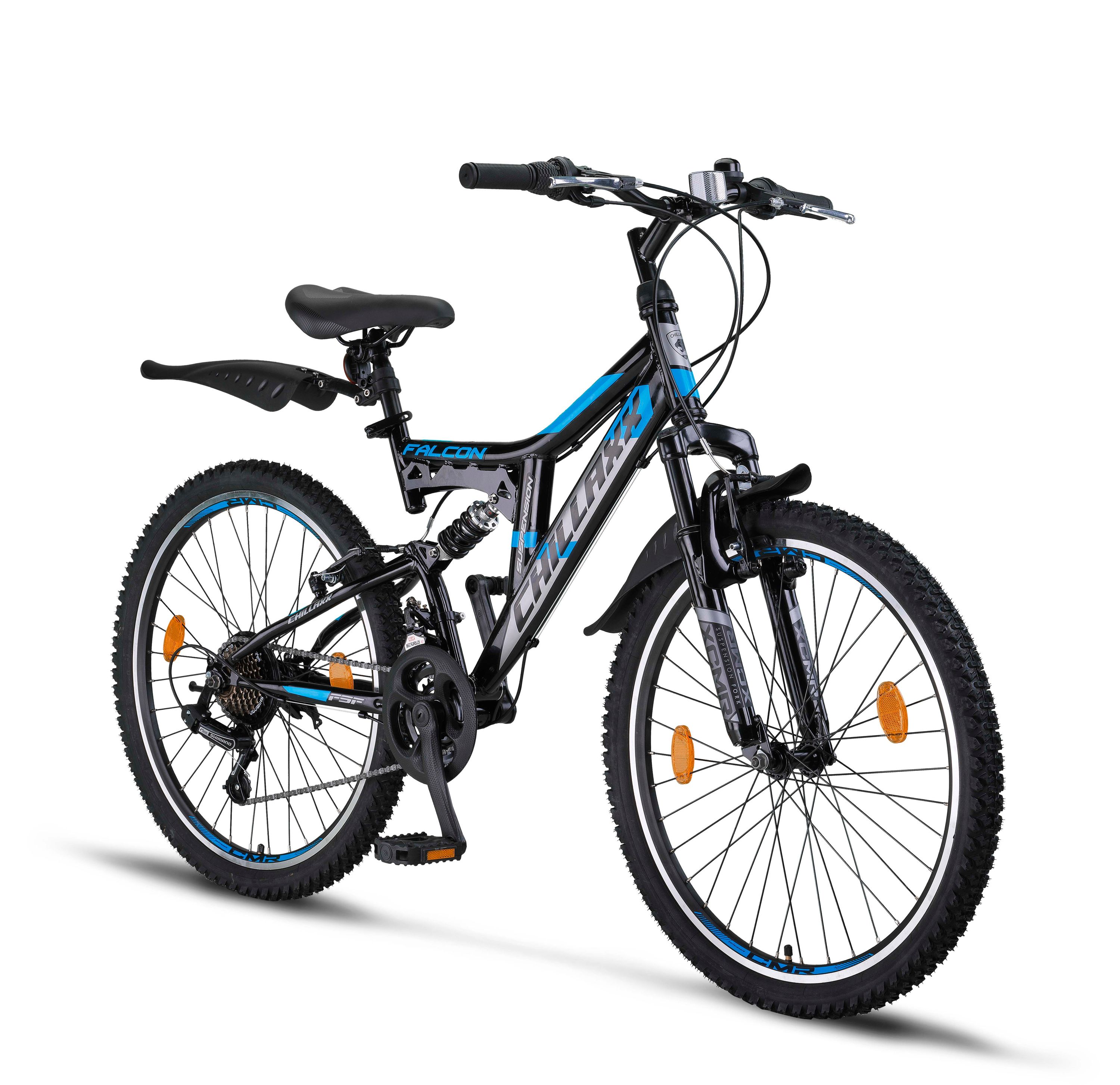 Schwarz-Blau V-Bremse / 24 Zoll