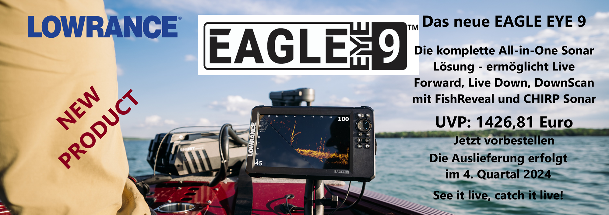 Lowrance EAGLE EYE 9 Live Sonar