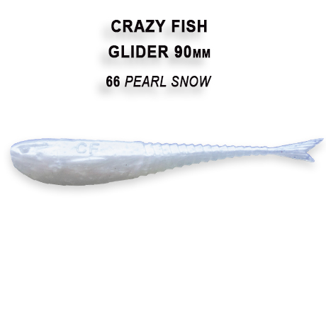 Crazy Fish Glider 9 cm Dropshot Barsch Zander Floating