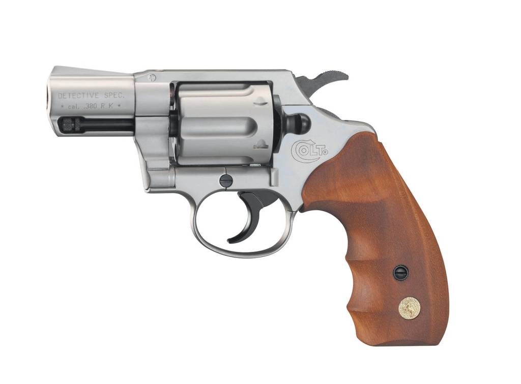 Colt Detective Special cal. 9 mm R.K. - nickel / wood | ID Paintball