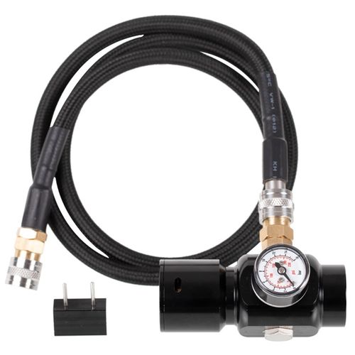 PowAir V1 Airsoft HPA Regulator mit Schlauchsystem Frei Einstellbar 0