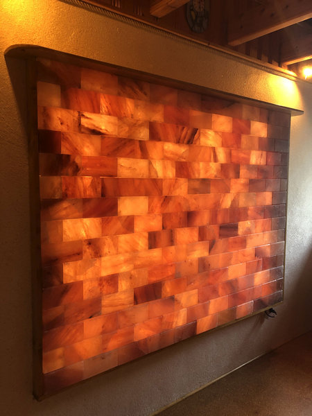 Salzwand aus 6 Modulen