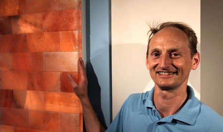 Salzwand im Heart-Garden Cafe Amsterdam