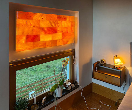 Salzwand überm Fenster Salzwand überm Fenster