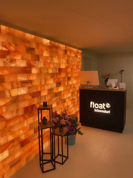 Salzwand mit Aussenecke Frontal