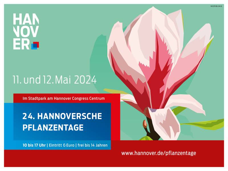 24. Hannoverschen Pflanzentage am 11. - 12. Mai in Hannover