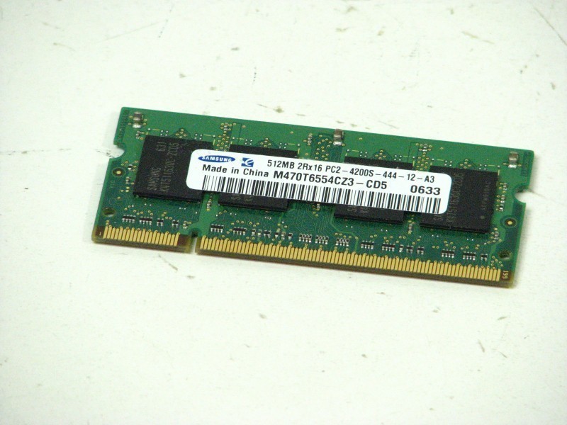 512MB Mémoire RAM RAMAXEL 533MHz SODIMM 200 Pin 2Rx16 PC2 4200S