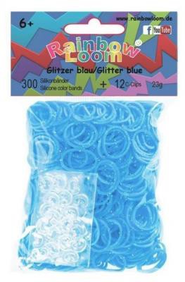 Rainbow Loom - 300 Bänder Glitzer Blau (15 ct.) Rainbow Loom - 300 Bänder Glitzer Blau (15 ct.)