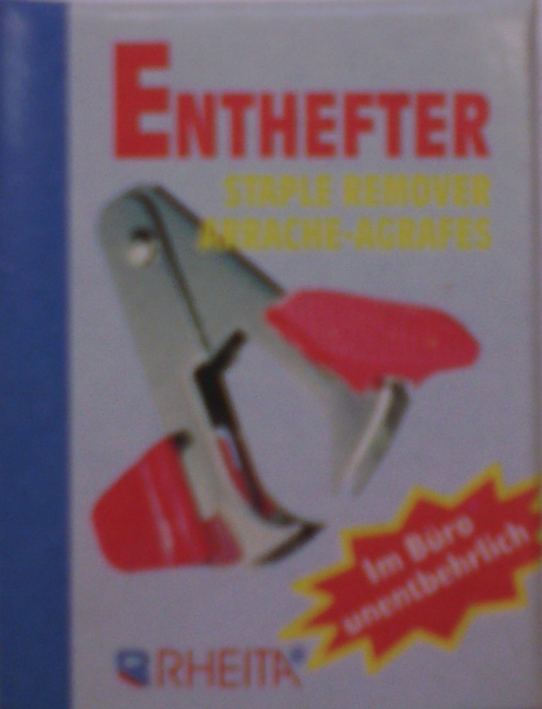 Heftklammerlöser Entklammer