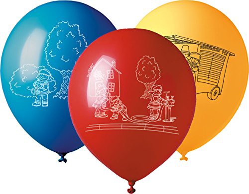 5 große Luftballons * FEUERWEHR * für Mottoparty und Kindergeburtstag 5 große Luftballons * FEUERWEHR * für Mottoparty und Kindergeburtstag