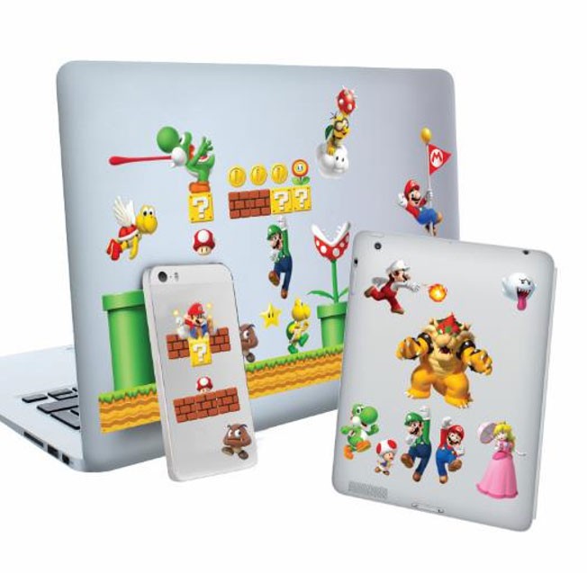 Super Mario Vinyl Sticker Set Level Super Mario Vinyl Sticker Set Level