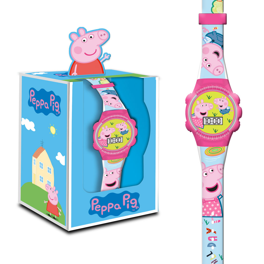 Peppa Pig Digital-Armbanduhr in Geschenkbox Peppa Pig Digital-Armbanduhr in Geschenkbox