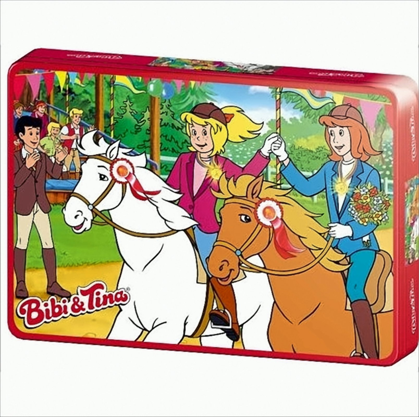 Bibi und Tina Puzzle in Metalldose - Siegerehrung, 200 Teile | Game