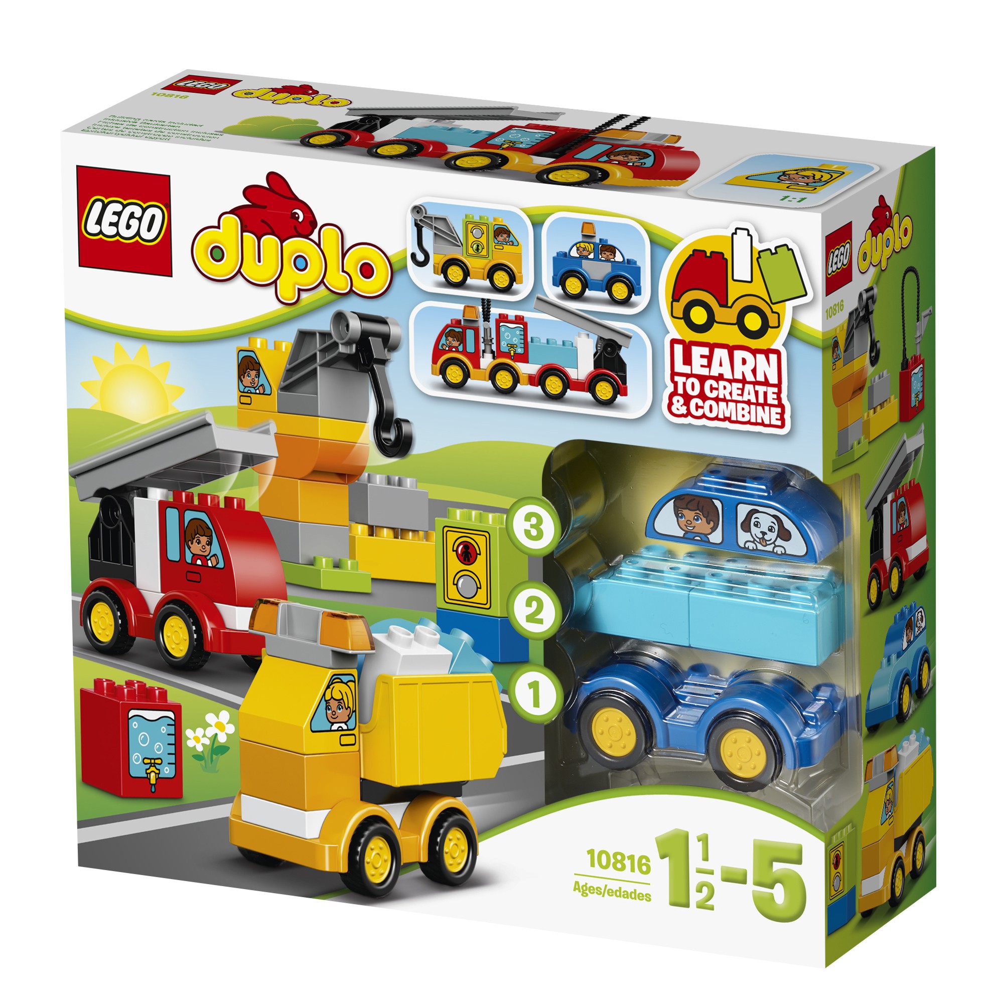 LEGO Duplo 10816 - Meine ersten Fahrzeuge, Spielzeug für 2 Jährige