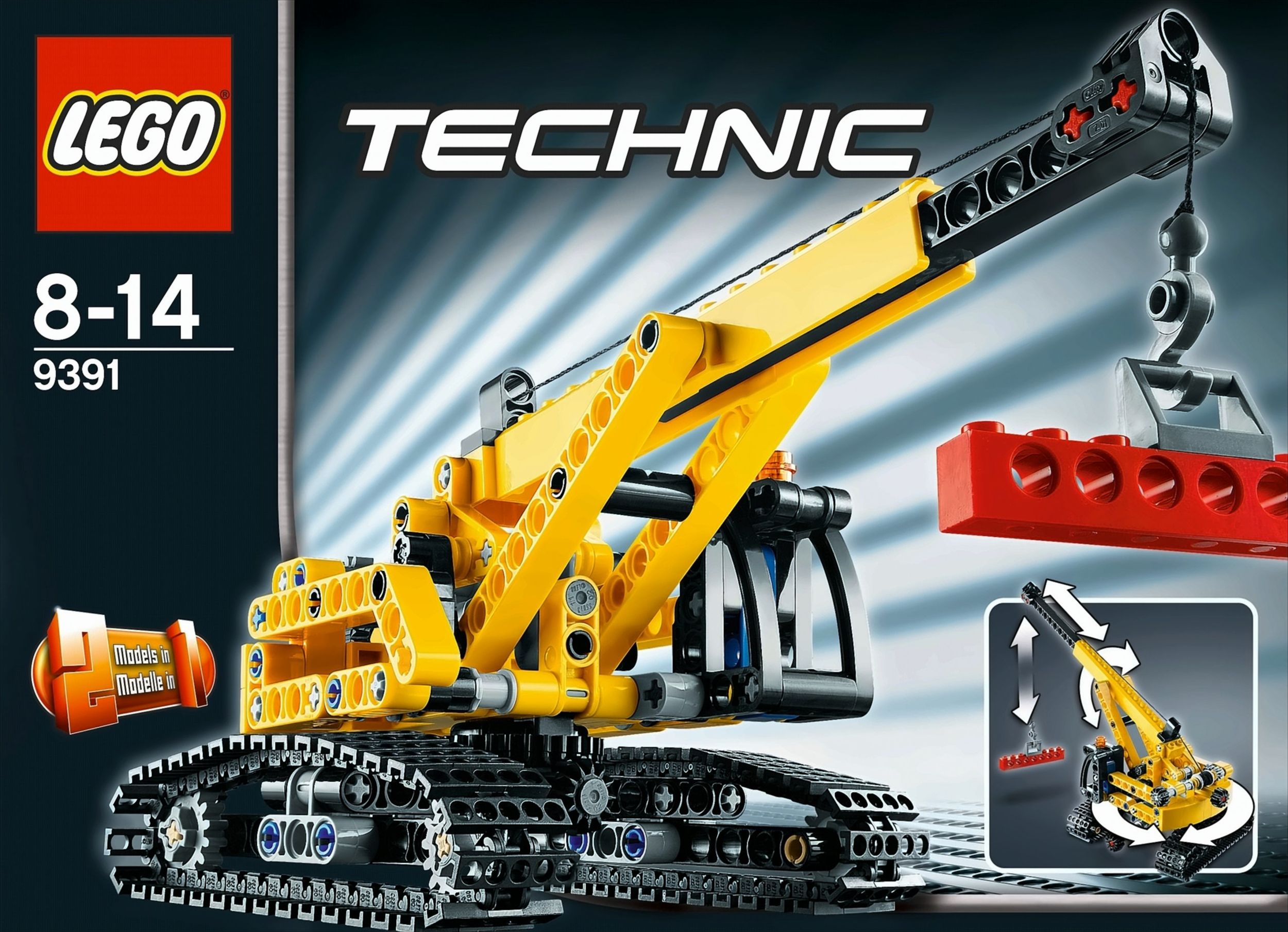 Lego Technic 9391 Raupenkran Neu Ovp
