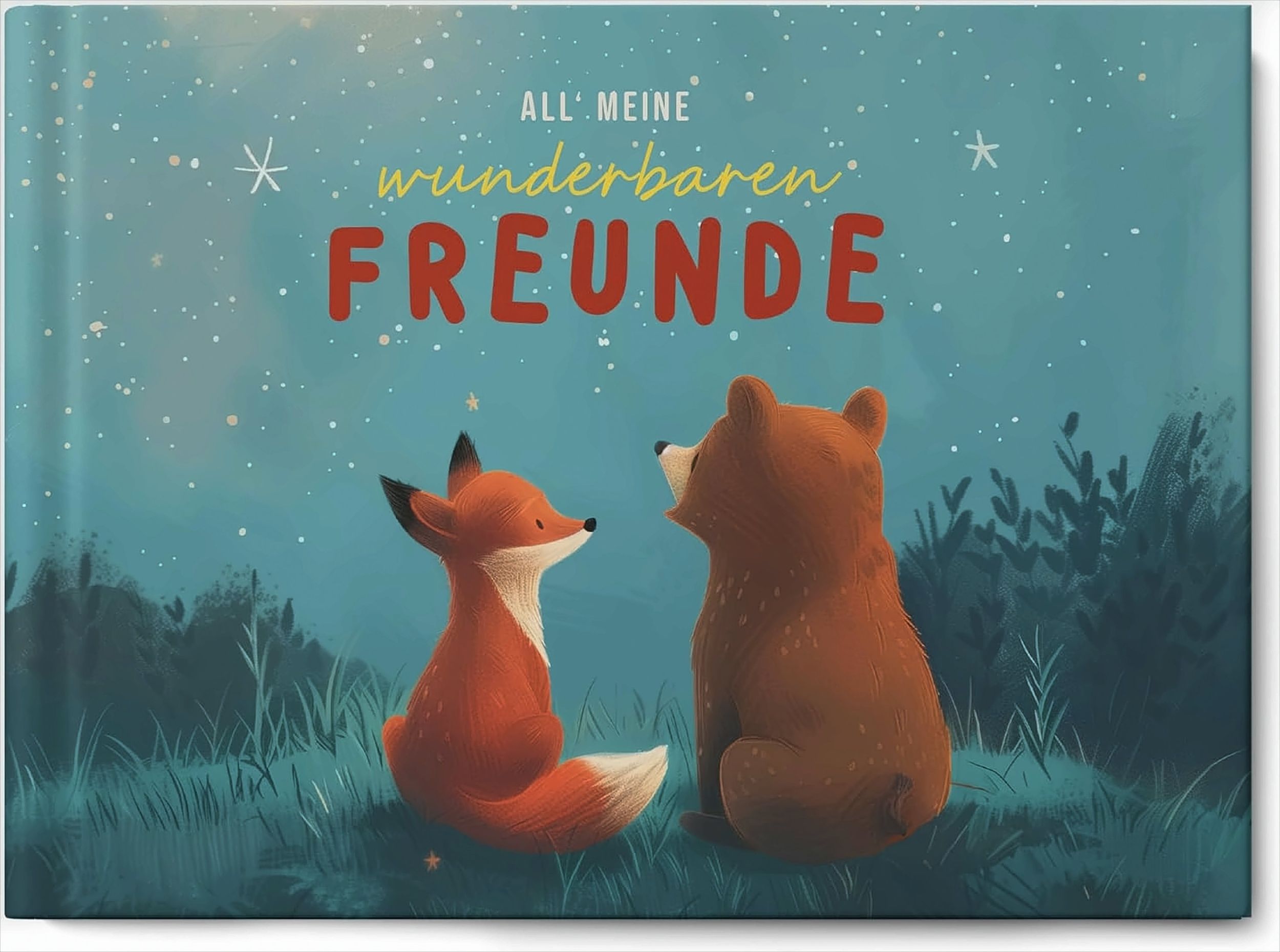 Mein Freundschaftsbuch - Freundebuch Grundschule - Geschenkidee Einschulung Mädchen und Jungs