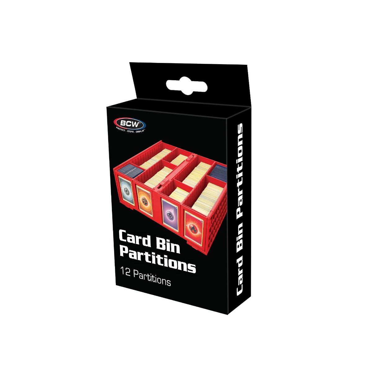 BCW Card Bin Partitions Red (12 ct.)