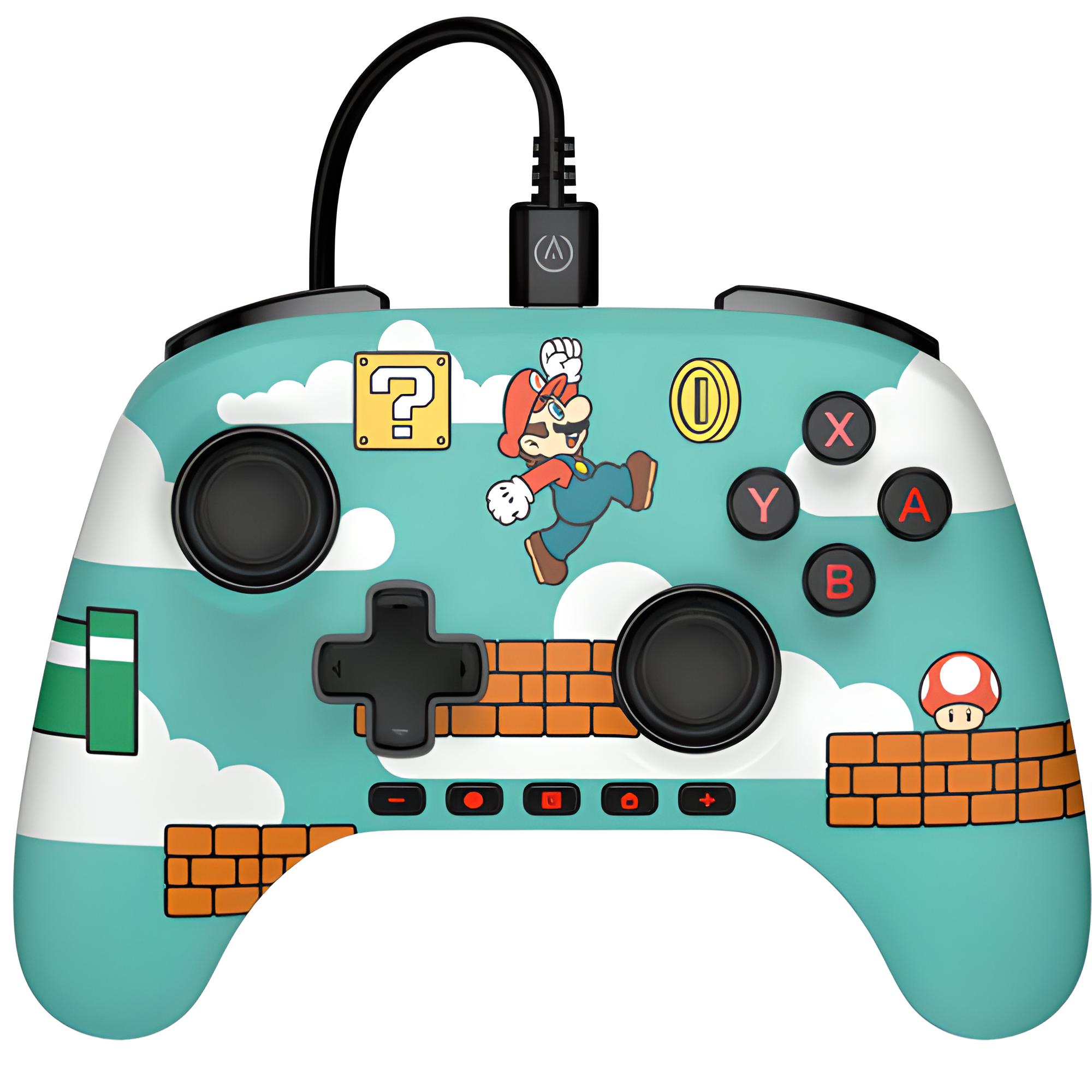 NSW2 Controller Advantage wired Mario Time! PowerA