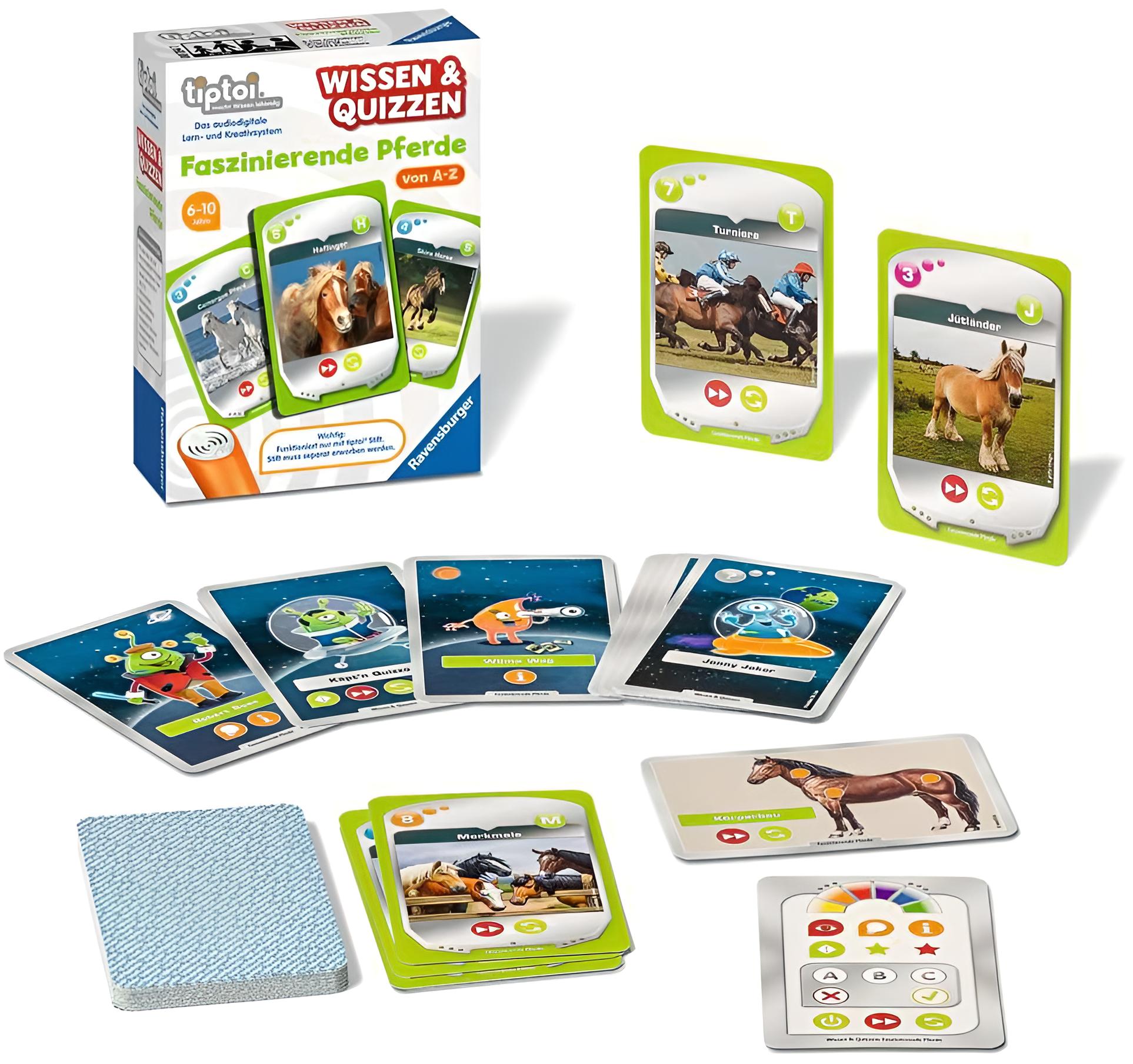 Tiptoi Wissen und Quizzen Faszinierende Pferde Spiel Faszinierendes Wissen über Pferde von A bis Z