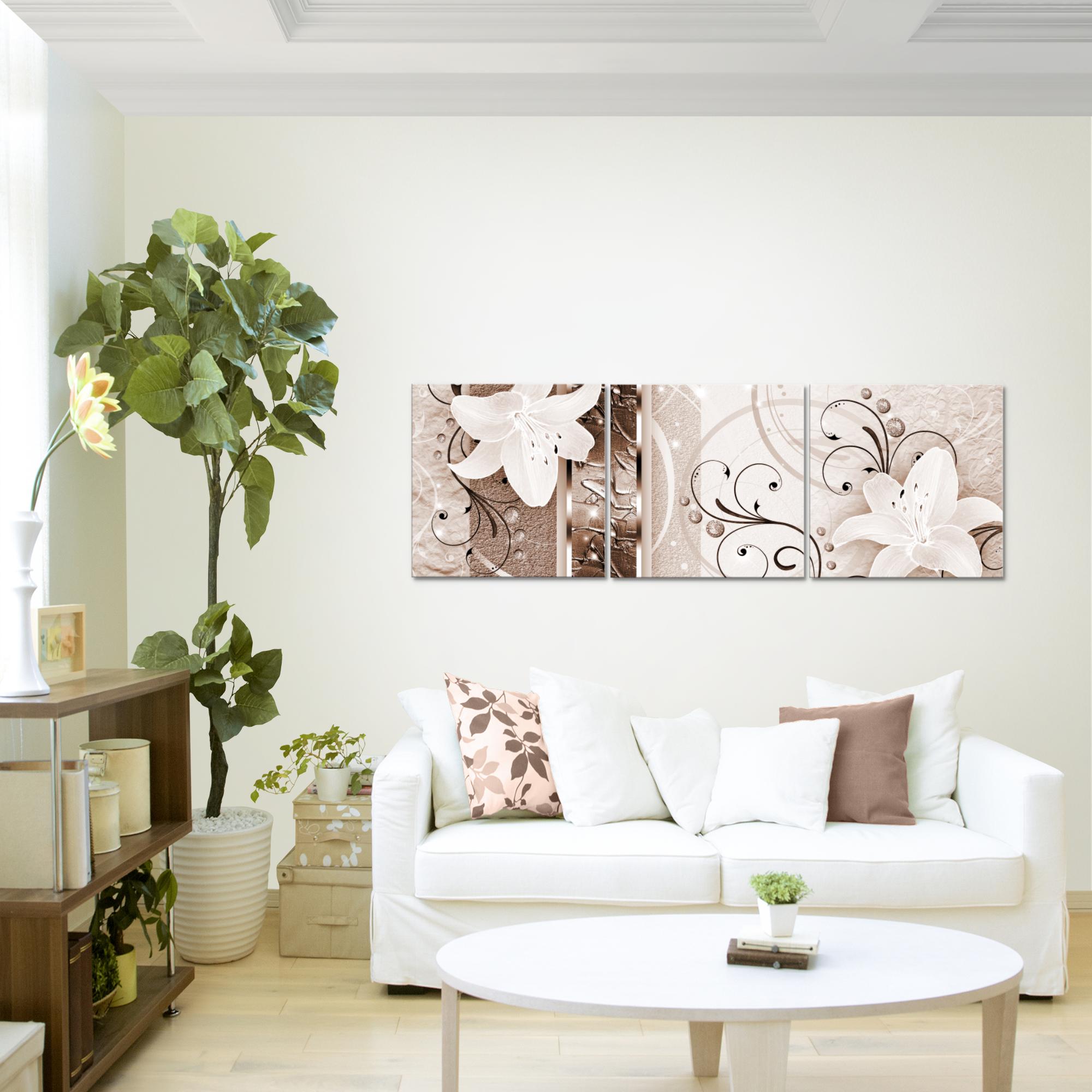 WANDBILDER XXL BILDER Blumen Lilien VLIES LEINWAND BILD KUNSTDRUCK