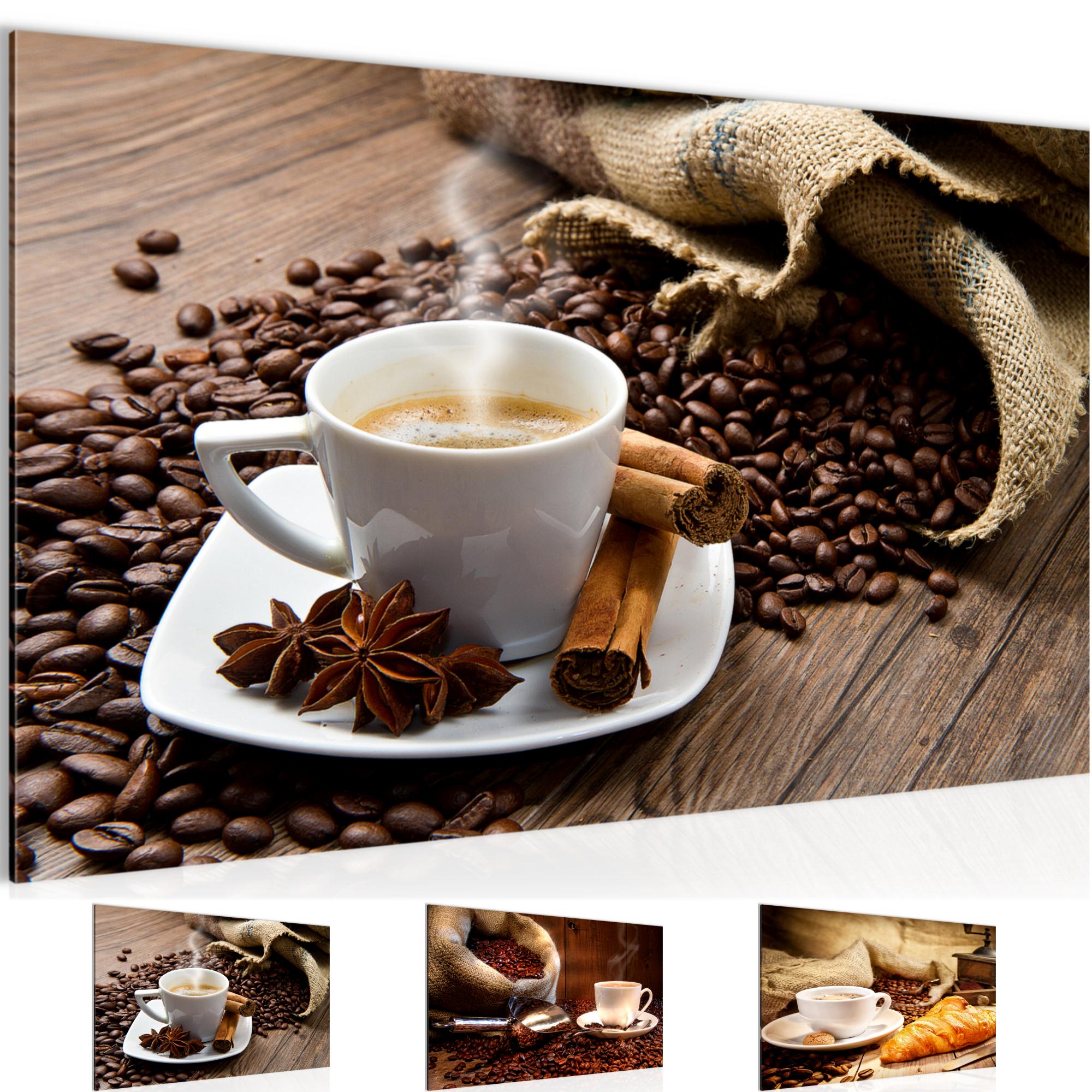 Küche Kaffee BILD KUNSTDRUCK - AUF VLIES LEINWAND - XXL ...