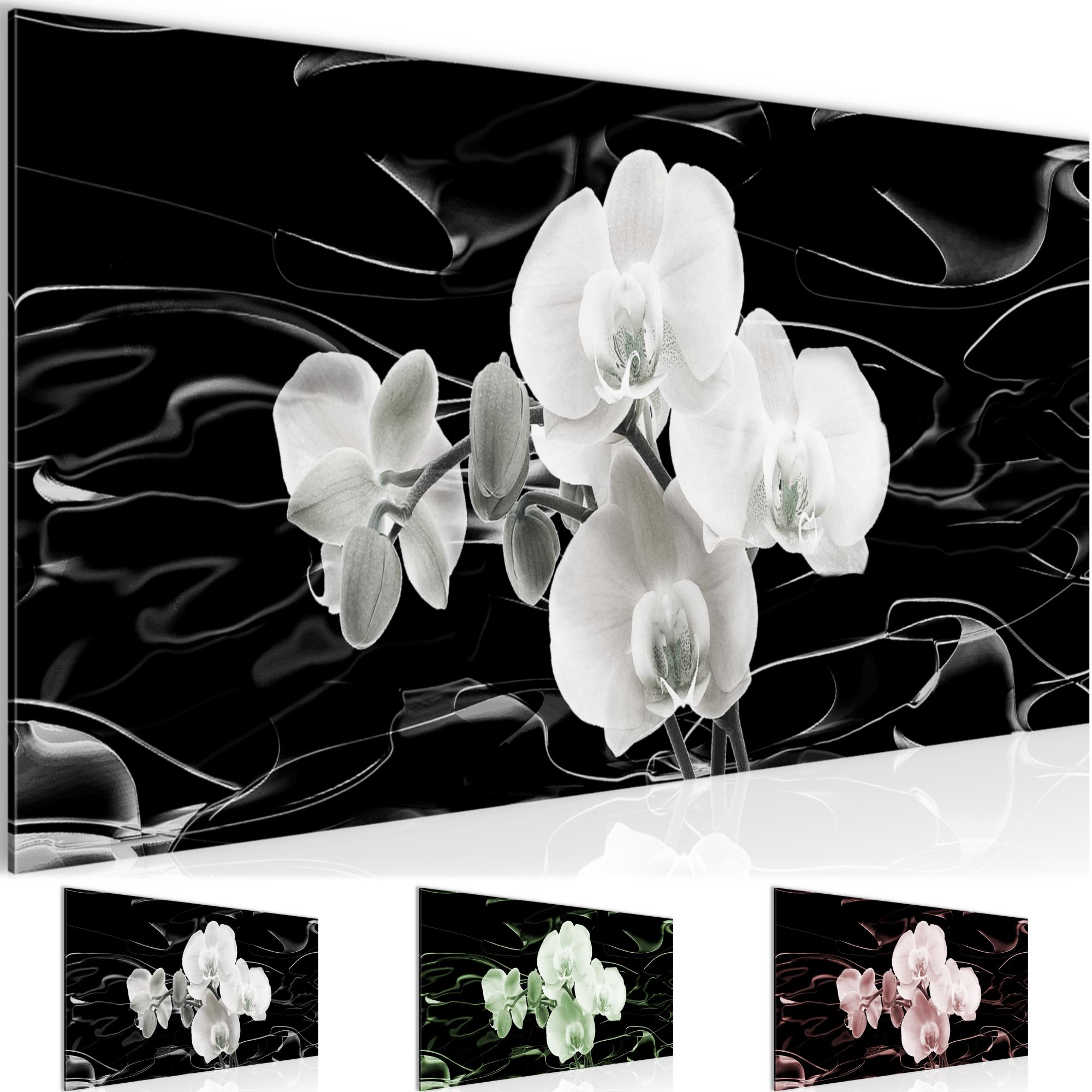 Kunstdruck Leinwand aus Vlies Blumen Orchidee Deko Bild Bilder Wandbild XXL