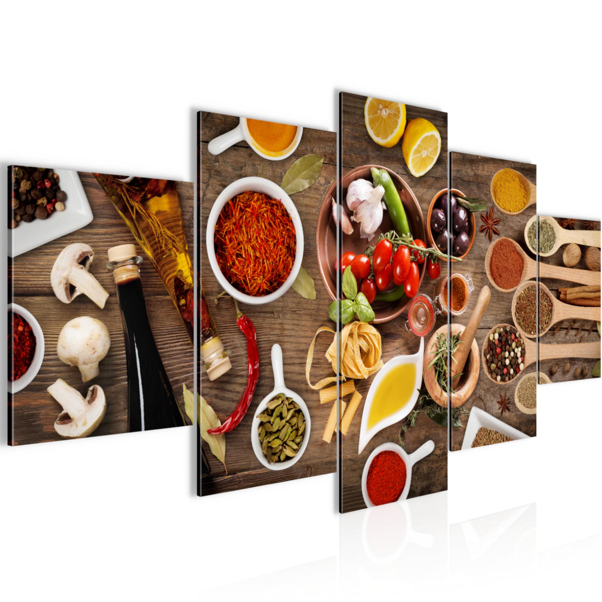 Küche - Gewürze BILD KUNSTDRUCK - AUF VLIES LEINWAND - XXL DEKORATION 00315P Küche - Gewürze BILD KUNSTDRUCK - AUF VLIES LEINWAND - XXL DEKORATION 00315P