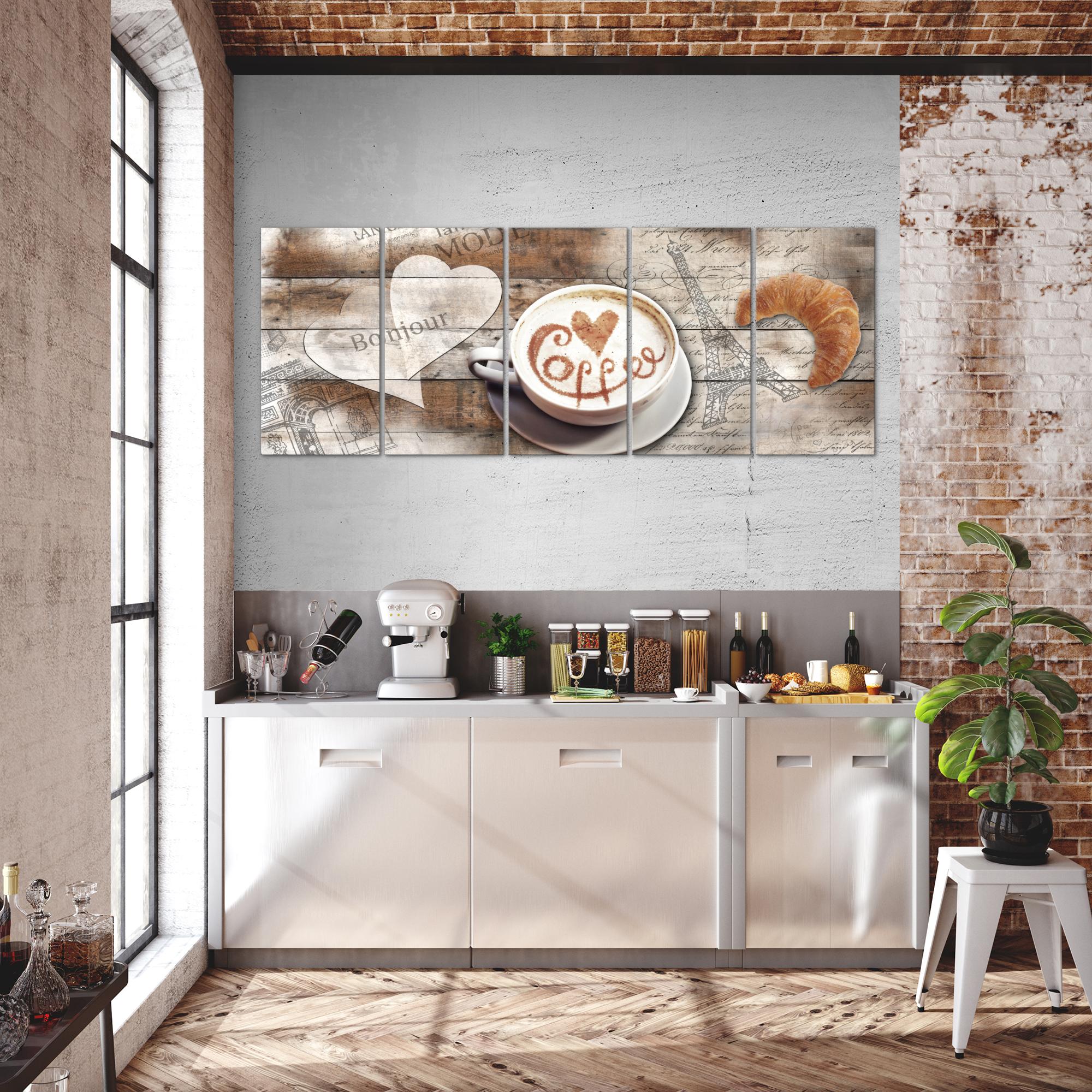 Kaffee Küche BILD KUNSTDRUCK - AUF VLIES LEINWAND - XXL DEKORATION 012855P Kaffee Küche BILD KUNSTDRUCK - AUF VLIES LEINWAND - XXL DEKORATION 012855P