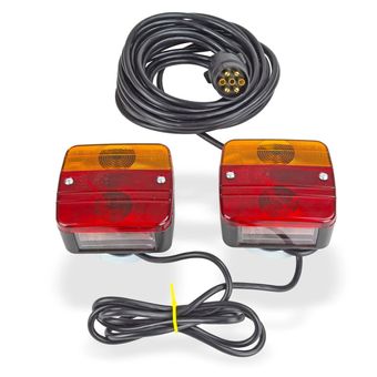 12V Beleuchtungssatz 6,5 + 2,5 Beleuchtung Agnet Anhänger Trailer