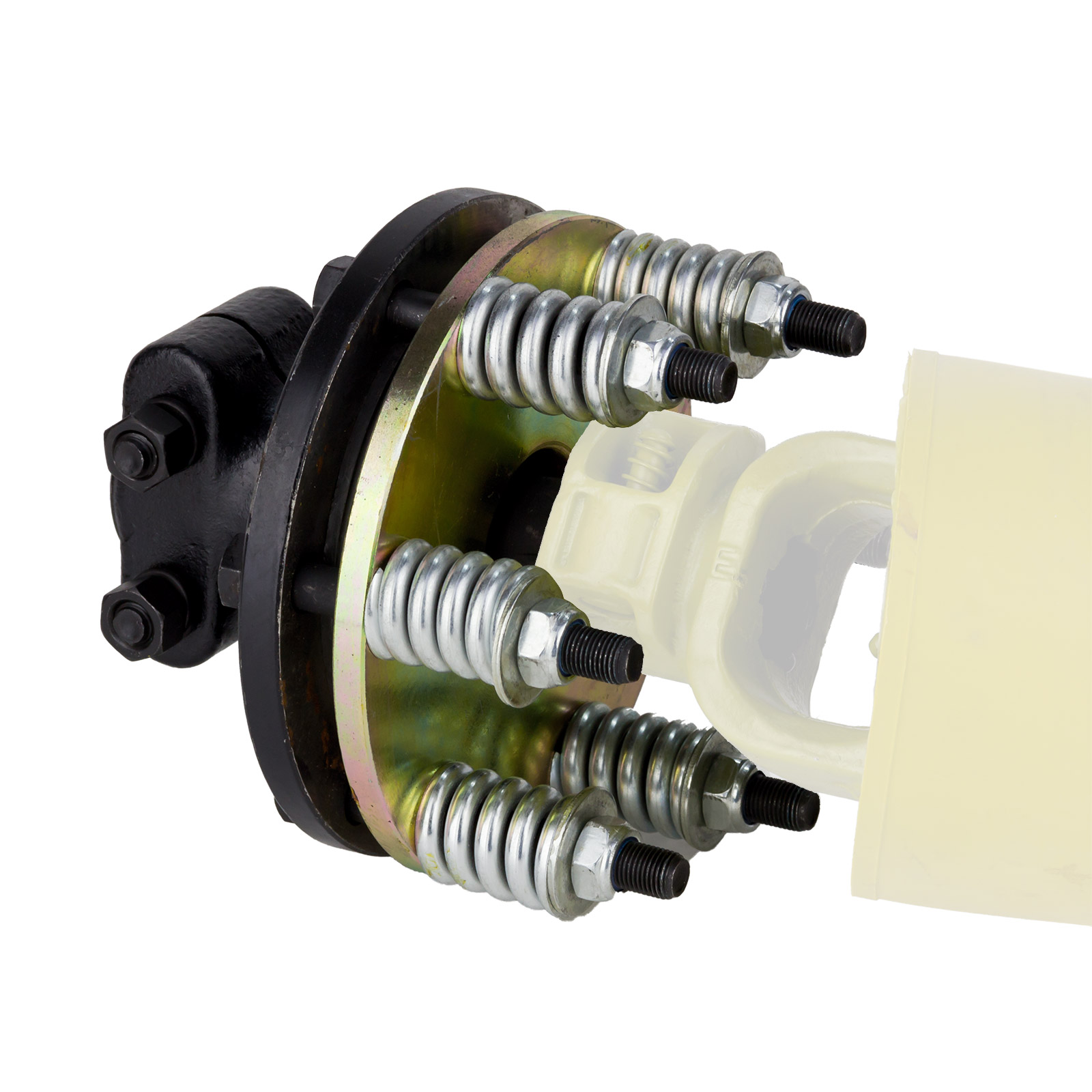 Rutschkupplung 1000 Nm, Zapfwellenkupplung, Sicherheitskupplung, Gelenkwelle 1 3/8′′, 6 Zähne, für Traktor, Landmaschinen, Drehmomentabsicherun