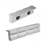 1 Paar Magnet-Schonbacken für Schraubstöcke Schonbacken Alu 100mm Dauermagnet 