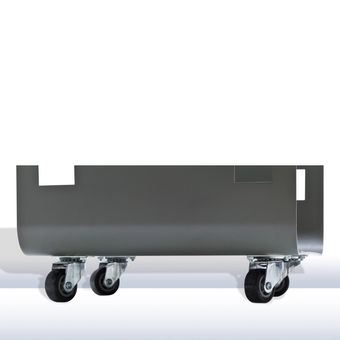 Kaminholzwagen / Brennholzwagen mit Kaminbesteck 4-teilig