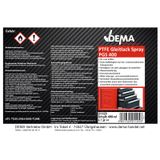 PTFE Spray 400 ml, Gleitmittel, Schmiermittel, Trennmittel, nicht fettend,  Antihaft-Spray, Wartung, Mechanik, Werkstatt, Haushalt | STABILO ...mehr  als nur Baumarkt!