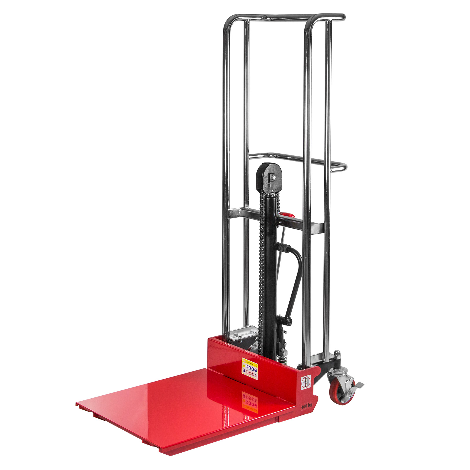 Hydraulischer Hubtischwagen 400 kg - Hubwagen, Hubtisch, Tischwagen - Höhenverstellbar 9–150 cm, Robust, Langlebig - Für Werkstatt, Lager, Tra