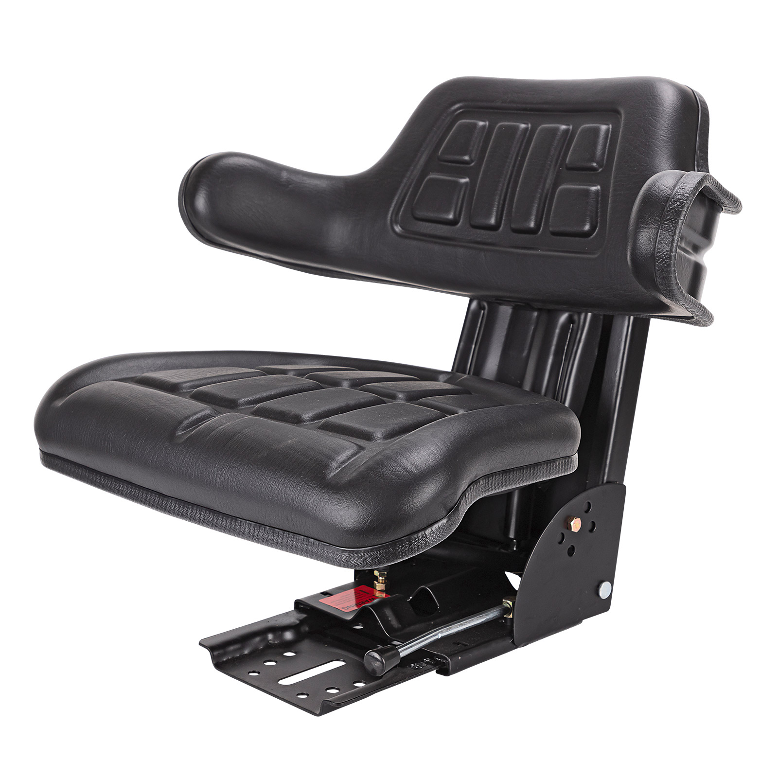 Traktorsitz DTS130 AVFL schwarz - Schleppersitz, Staplersitz, Universalsitz - mit integrierter Armlehne, robust, komfortabel - Traktor, Stapler, Landw