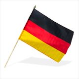10 Stk. Deutschlandfahne Fan Set Fußball Flagge Deutschland Fahne 30x45 cm  [Artikelpaket]